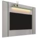 Painel Para TV 75 Pol Com LED 180cm Maresca B02 Off White Pistache - Lyam Decor