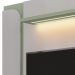 Painel Para TV 75 Pol Com LED 180cm Maresca B02 Off White Pistache - Lyam Decor