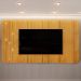Painel Para TV 75 Pol Com LED Orgânico Dion D05 Cedro - Lyam Decor