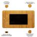 Painel Para TV 75 Pol Com LED Orgânico Dion D05 Cedro - Lyam Decor