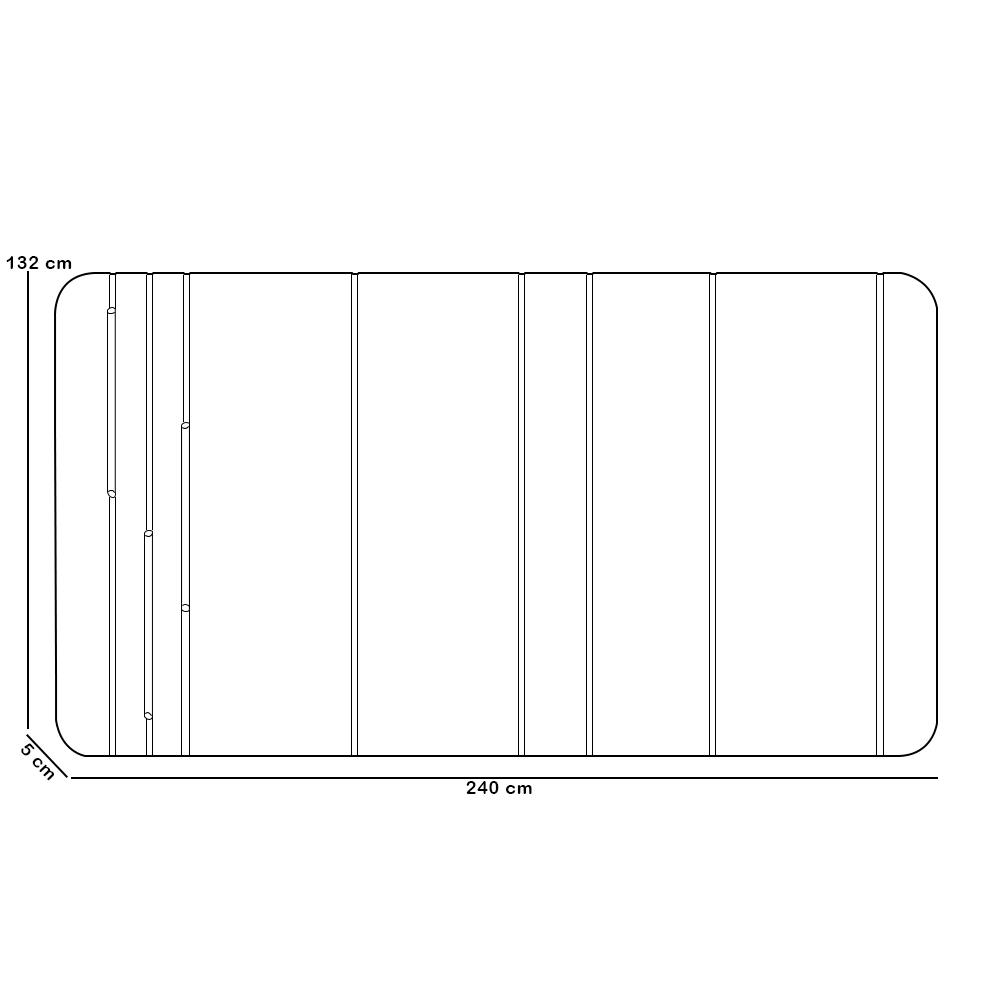 Painel Para TV 75 Pol Com LED Orgânico Dion D05 Cedro - Lyam Decor