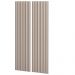 Painel Ripado de Madeira Para Sala Quarto 89x183cm Bairon D03 Fendi - Lyam Decor