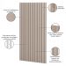 Painel Ripado de Madeira Para Sala Quarto 89x183cm Bairon D03 Fendi - Lyam Decor