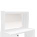 Penteadeira Camarim Com Espelho 01 Porta 02 Gavetas Luisiana P01 Branco Pés Palito - Lyam Decor
