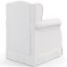 Poltrona De Amamentação Com Balanço E Puff Elisa P02 Facto Branco - Lyam Decor