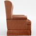 Poltrona De Amamentação Com Balanço e Puff Helena P02 Capitonê Couríssimo Camel - Lyam Decor