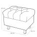 Poltrona De Amamentação Yara P02 Com Puff Paris L02 Tecido Terracota - Lyam Decor