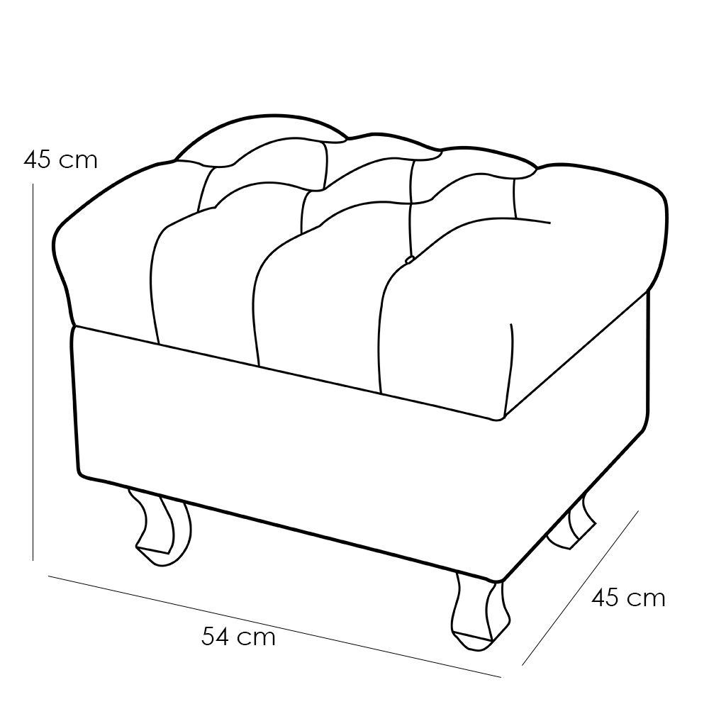Poltrona De Amamentação Yara P02 Com Puff Paris L02 Tecido Terracota - Lyam Decor