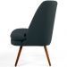 Poltrona Decorativa Fixa Pés Palito Pérsia D02 Linho Chumbo D-465 - Lyam Decor