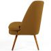 Poltrona Decorativa Fixa Pés Palito Pérsia D02 Veludo Mostarda C-260 - Lyam Decor