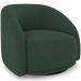 Poltrona Decorativa Giratória Angelina M03 Veludo Verde Musgo - Lyam Decor