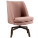 Poltrona Decorativa Giratória Base Ka Pérsia D02 Algodão Rosa C-105 - Lyam Decor