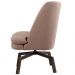 Poltrona Decorativa Giratória Base Ka Pérsia D02 Algodão Rosa C-105 - Lyam Decor