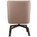 Poltrona Decorativa Giratória Base Ka Pérsia D02 Algodão Rosa C-105 - Lyam Decor
