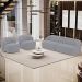 Poltrona Decorativa Orgânica Giratória Para Sala Living Barolo L06 Veludo Cinza - Lyam Decor