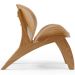 Poltrona Decorativa Orgânica Sala Living Kadosh L02 Bouclê Mostarda - Lyam Decor