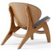 Poltrona Decorativa Orgânica Sala Living Kadosh L02 Suede Cinza - Lyam Decor