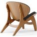 Poltrona Decorativa Orgânica Sala Living Kadosh L02 Suede Preto - Lyam Decor