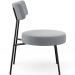 Poltrona Decorativa Para Sala De Estar Base Fixa Londres L02 Bouclê Cinza - Lyam