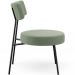 Poltrona Decorativa Para Sala De Estar Base Fixa Londres L02 Bouclê Oliva - Lyam