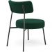 Poltrona Decorativa Para Sala De Estar Base Fixa Londres L02 Bouclê Verde - Lyam