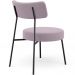 Poltrona Decorativa Para Sala De Estar Base Fixa Londres L02 Suede Rosê - Lyam