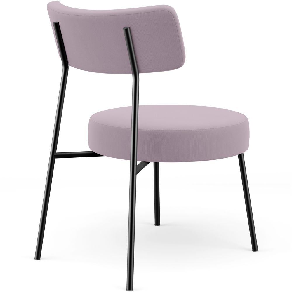 Poltrona Decorativa Para Sala De Estar Base Fixa Londres L02 Suede Rosê - Lyam