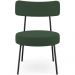 Poltrona Decorativa Para Sala De Estar Base Fixa Londres L02 Suede Verde Musgo - Lyam