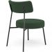 Poltrona Decorativa Para Sala De Estar Base Fixa Londres L02 Suede Verde Musgo - Lyam