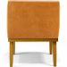Poltrona Decorativa Para Sala De Estar Base Mel Beatriz W01 Couríssimo Whisky - Lyam Decor