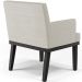 Poltrona Decorativa Para Sala De Estar Base Preto Beatriz W01 Bouclê Creme - Lyam Decor
