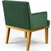 Poltrona Decorativa Para Sala De Estar E Recepção Beatriz W01 Facto Verde Musgo - Lyam Decor