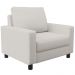Poltrona Decorativa Para Sala De Estar E Recepção Malta L02 Bouclê Cru - Lyam Decor