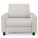 Poltrona Decorativa Para Sala De Estar E Recepção Malta L02 Bouclê Cru - Lyam Decor
