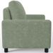 Poltrona Decorativa Para Sala De Estar E Recepção Malta L02 Bouclê Oliva - Lyam Decor