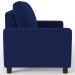 Poltrona Decorativa Para Sala De Estar E Recepção Malta L02 Suede Azul Marinho - Lyam Decor