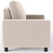 Poltrona Decorativa Para Sala De Estar E Recepção Malta L02 Suede Bege - Lyam Decor