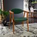 Poltrona Decorativa Para Sala de Estar Cecília L02 Facto Verde Musgo - Lyam Decor
