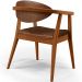 Poltrona Decorativa Para Sala de Estar Jantar Cecília L02 Couríssimo Marrom - Lyam Decor