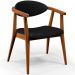 Poltrona Decorativa Para Sala de Estar Jantar Cecília L02 Couríssimo Preto - Lyam Decor