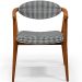 Poltrona Decorativa Para Sala de Estar Jantar Cecília L02 Pied Poule - Lyam Decor