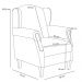 Poltrona Decorativa Para Sala de Estar Yara P02 Corino Branco - Lyam Decor