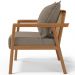 Poltrona Decorativa Para Sala de Estar e Living Alícia L02 Bouclê Bege - Lyam Decor