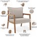 Poltrona Decorativa Para Sala de Estar e Living Alícia L02 Bouclê Creme - Lyam Decor