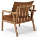 Poltrona Decorativa Para Sala de Estar e Living Alícia L02 Bouclê Terracota - Lyam Decor