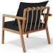 Poltrona Decorativa Para Sala de Estar e Living Alícia L02 Suede Preto - Lyam Decor