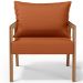 Poltrona Decorativa Para Sala de Estar e Living Alícia L02 Tecido Terracota - Lyam Decor