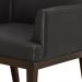 Poltrona Decorativa Para Sala de Estar e Recepção Beatriz W01 Corino Preto - Lyam Decor