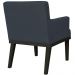 Poltrona Decorativa Para Sala de Estar e Recepção Beatriz W01 Suede Preto - Lyam Decor
