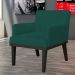 Poltrona Decorativa Para Sala de Estar e Recepção Beatriz W01 Verde Musgo - Lyam Decor